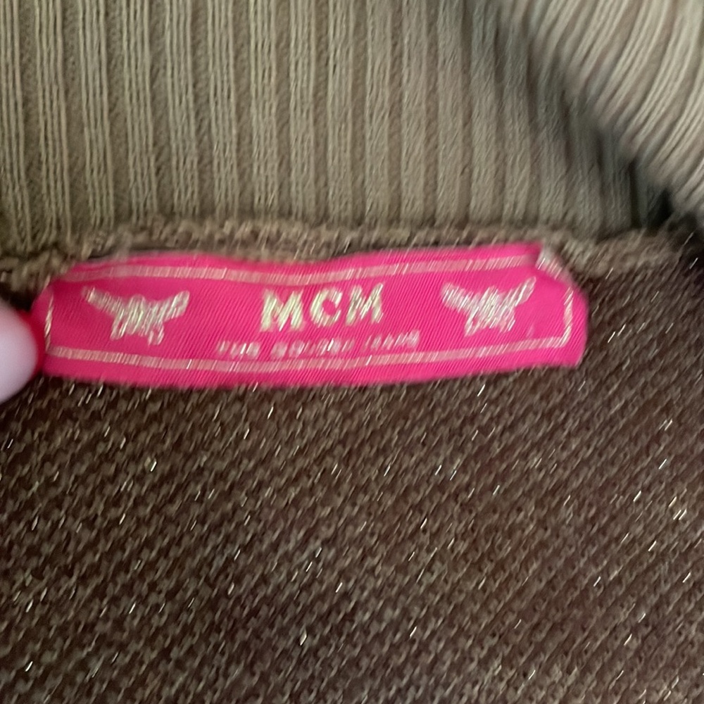 MCM 🎉 Vintage Virgin Wool/Mohair zippered jacket, 🐅striped accent LUXE - Picture 6 of 11